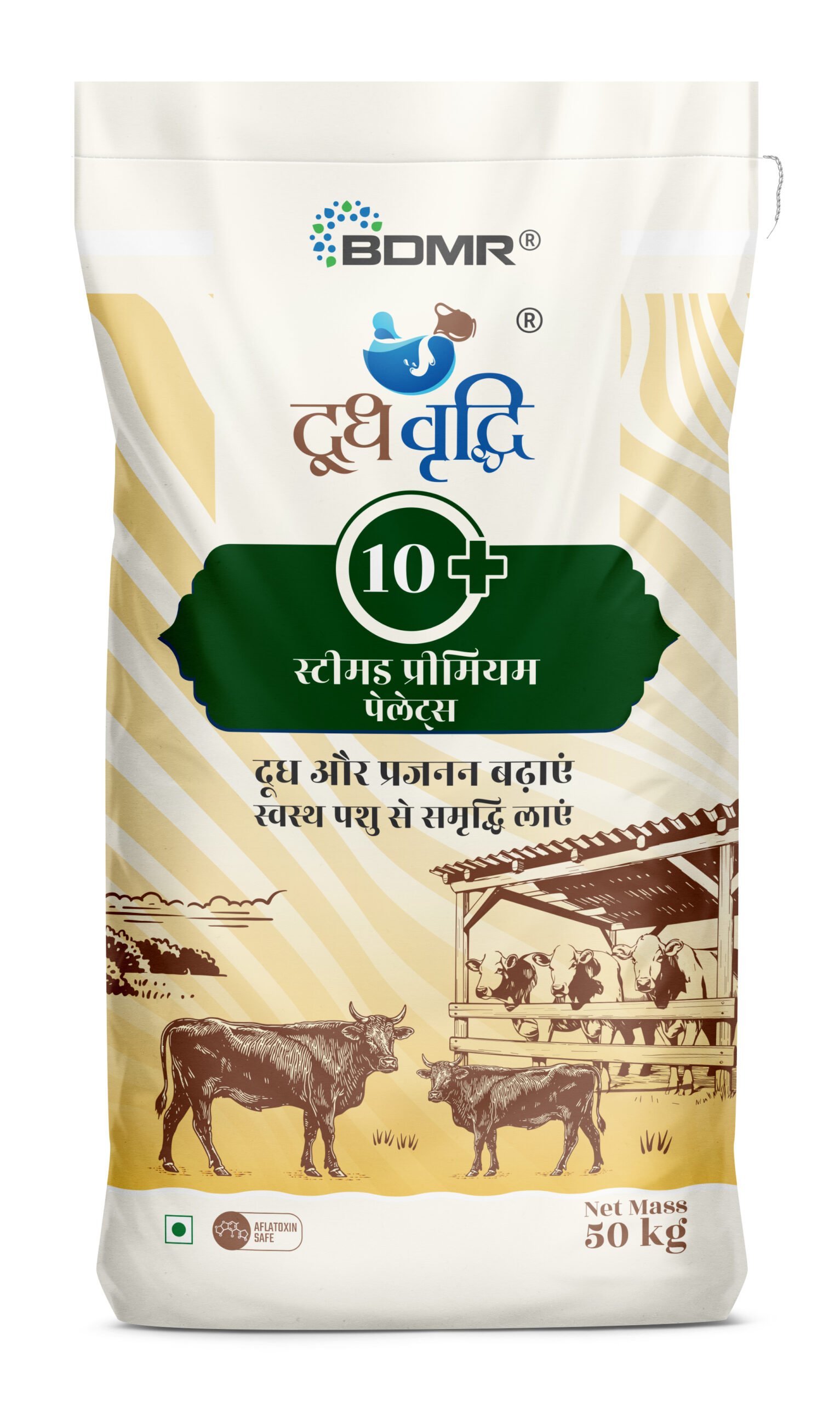 Doodh Vriddhi 10+ Premium Steamed Pellet-front